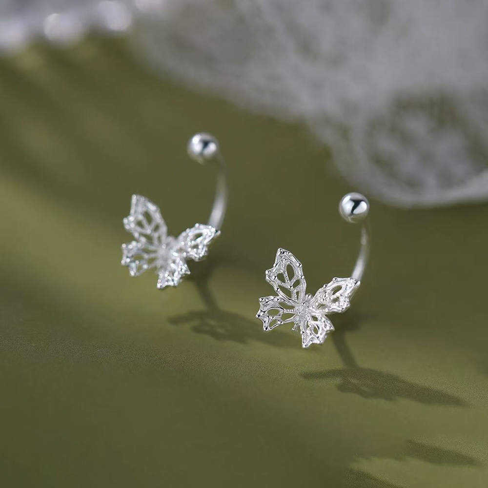 Beading Needle Fine - 925 실버 니들 속이 빈 나비