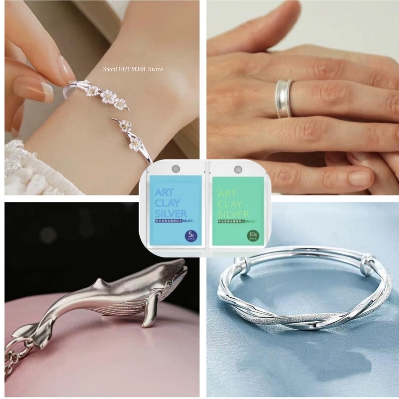 Jewelry Making Raw Materials - 순은 클레이 DIY 실버 주얼리 반지