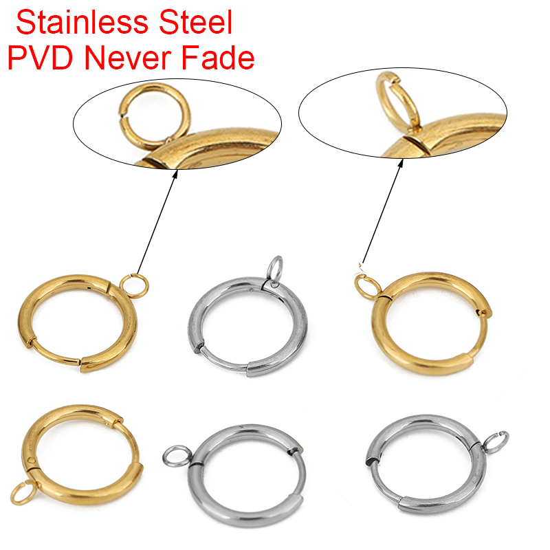 Jewelry Making Ideas - 10pcs PVD 절대 페이드 귀걸이 후크