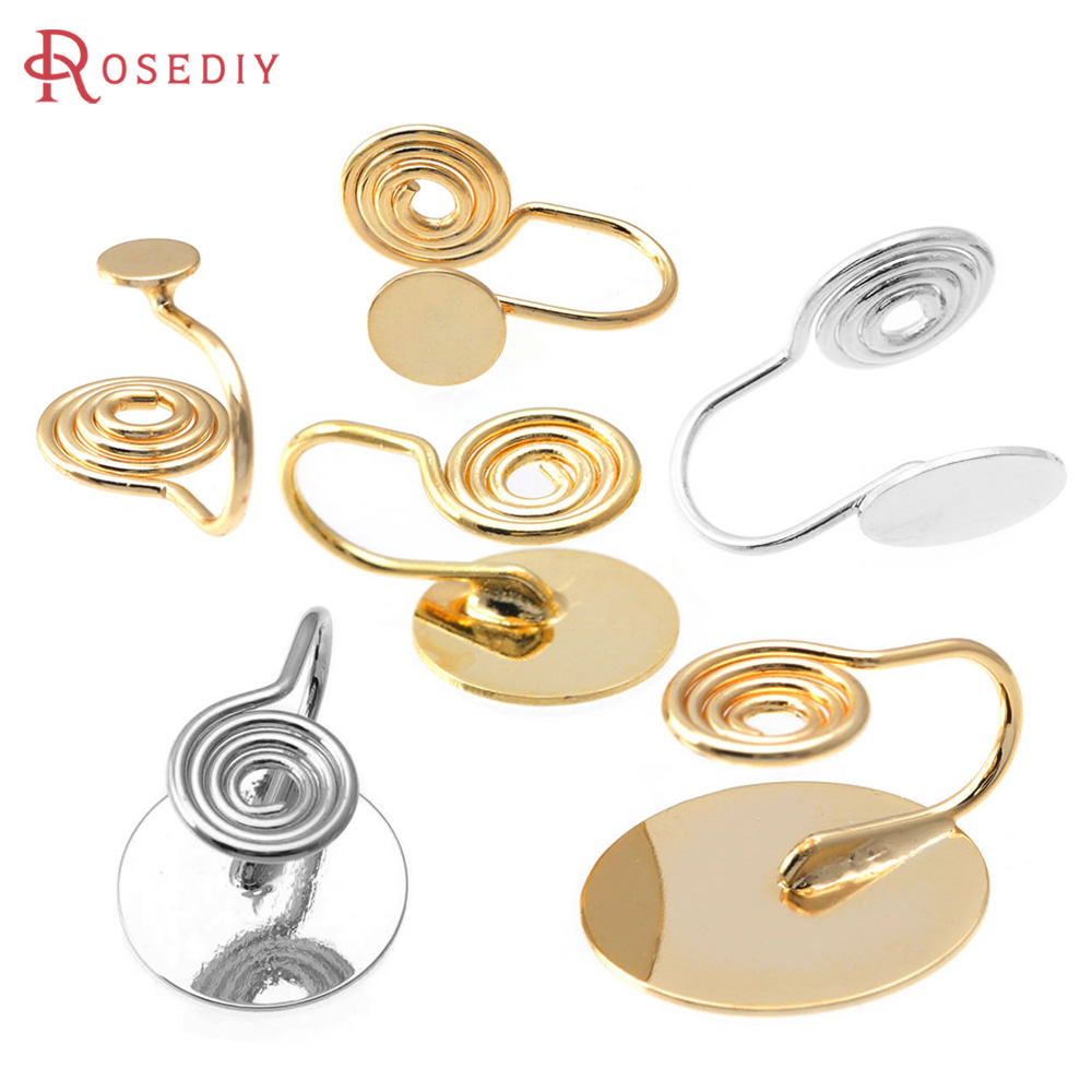 Jewelry Making Tray - 4MM~14MM 18K 골드 색상 황동 트레이