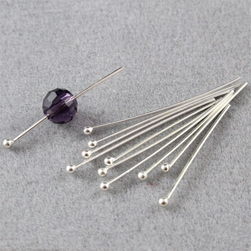 Jewelry Making Jig - 100개입 원형 볼 헤드 핀, DIY