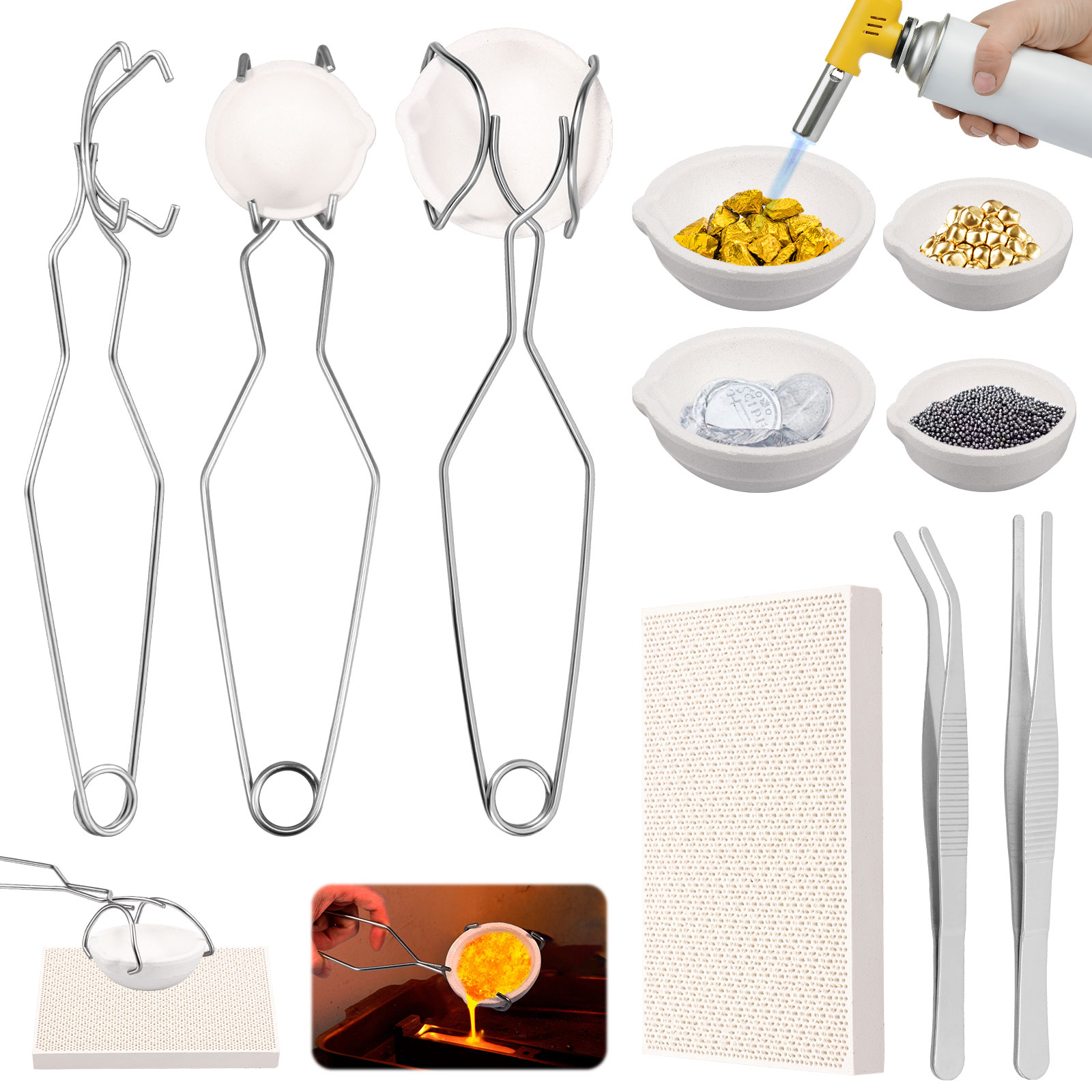Jewelry Making Torch - 고순도 토치 용해 주조 키트, 금은