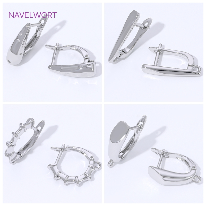 Jewelry Making Gold - 18K 금도금된 부드러운 귀걸이 고리, 귀걸이