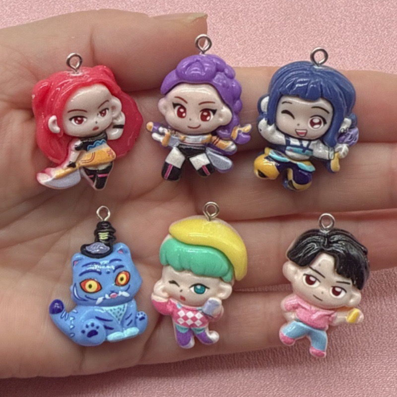 Jewelry Making Party - 10개 레진 만화 펜던트, DIY 쥬얼리
