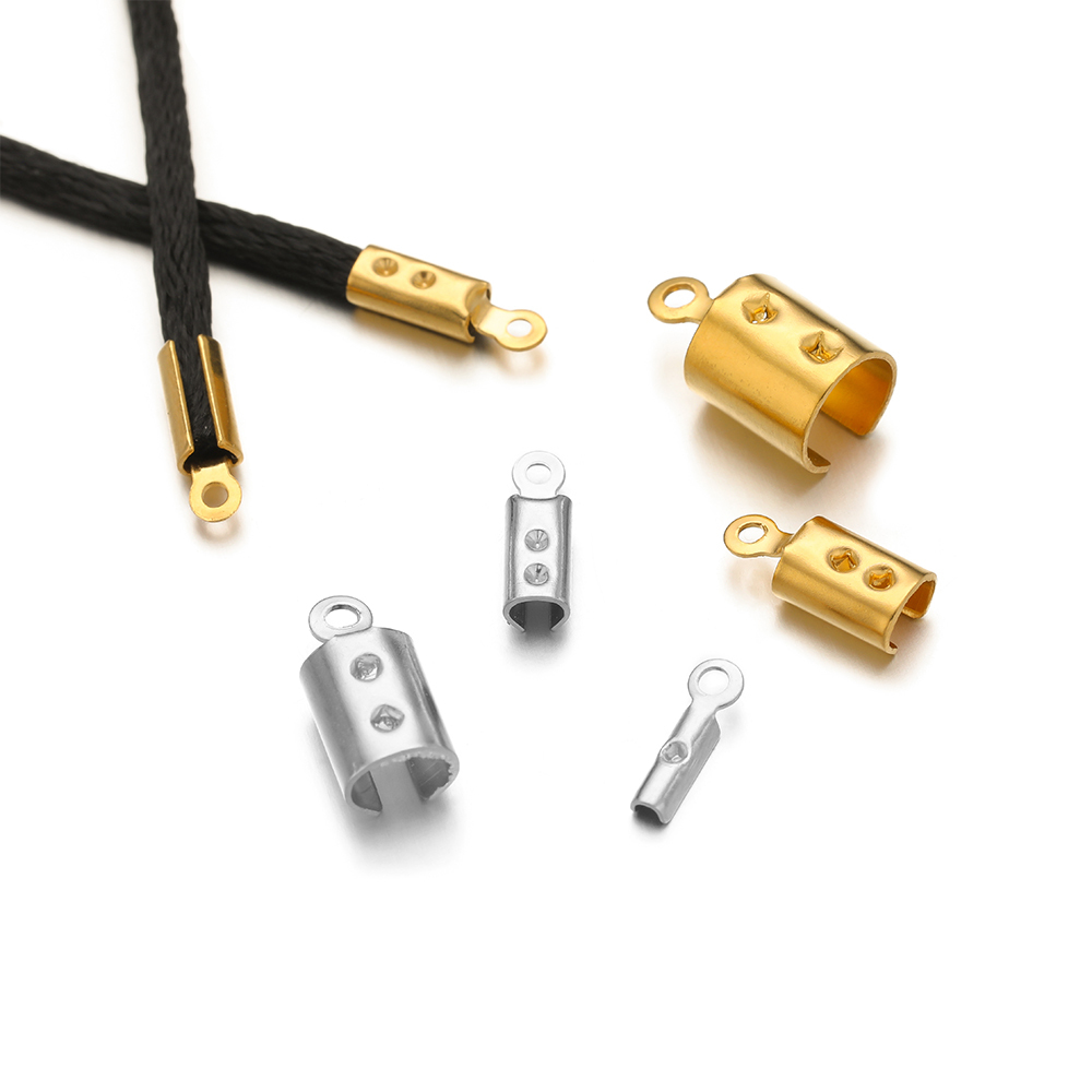 Jewelry Making Ideas - 50pcs 스테인레스 스틸 고품질 크림프 엔드