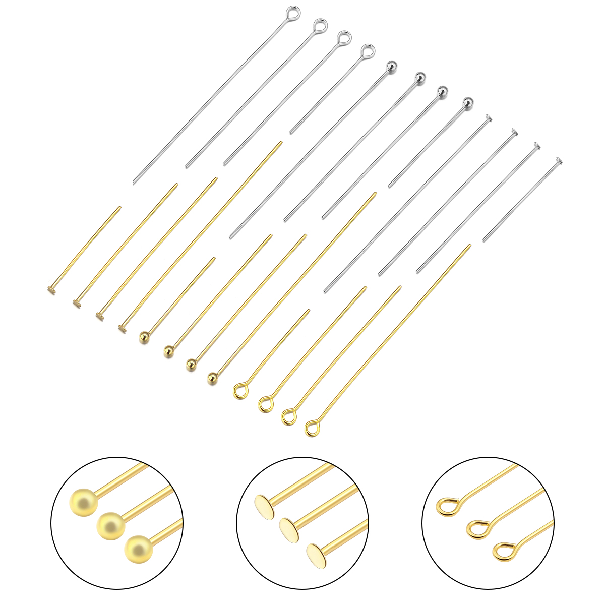 Jewelry Making Jig - 50-100 개/몫 골드 컬러 스테인레스 스틸