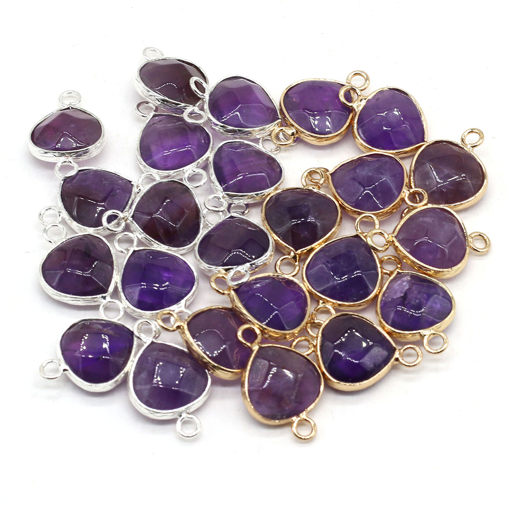 Jewelry Making For Adults - 2pcs 천연 돌 커넥터 DIY 여성을위한