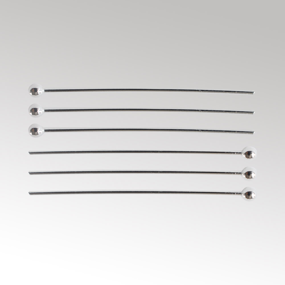 Jewelry Making Silver - 925 스털링 실버 볼 헤드 핀