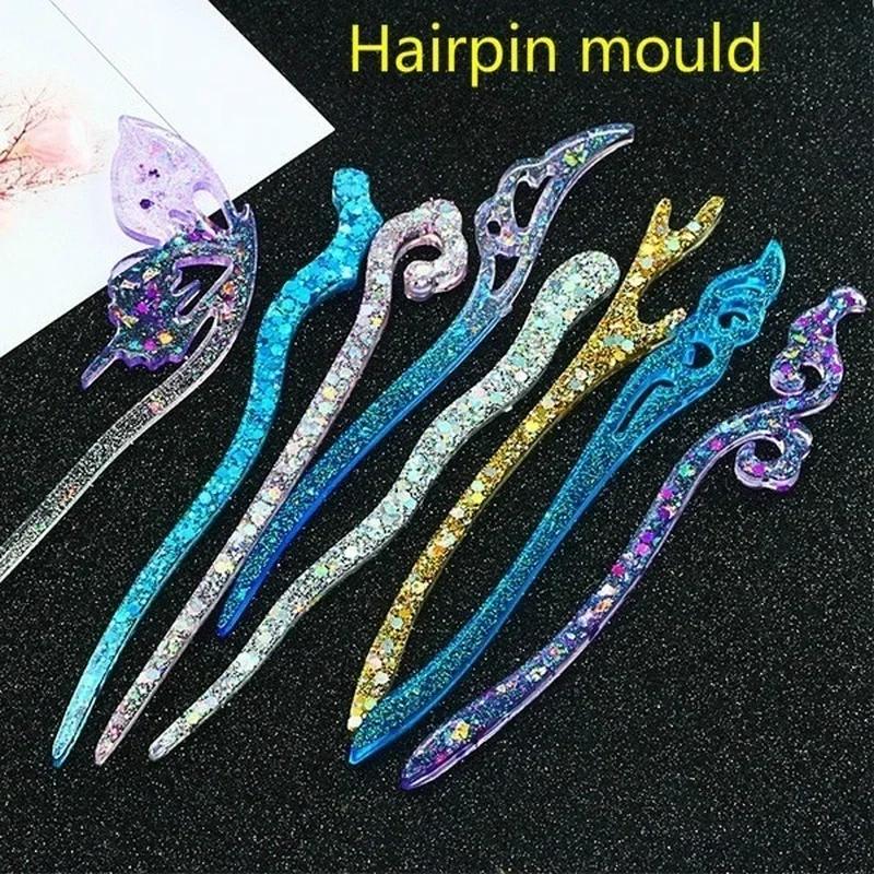 Jewelry Making For Adults - 새로운 투명 머리핀 실리콘 특수 금형
