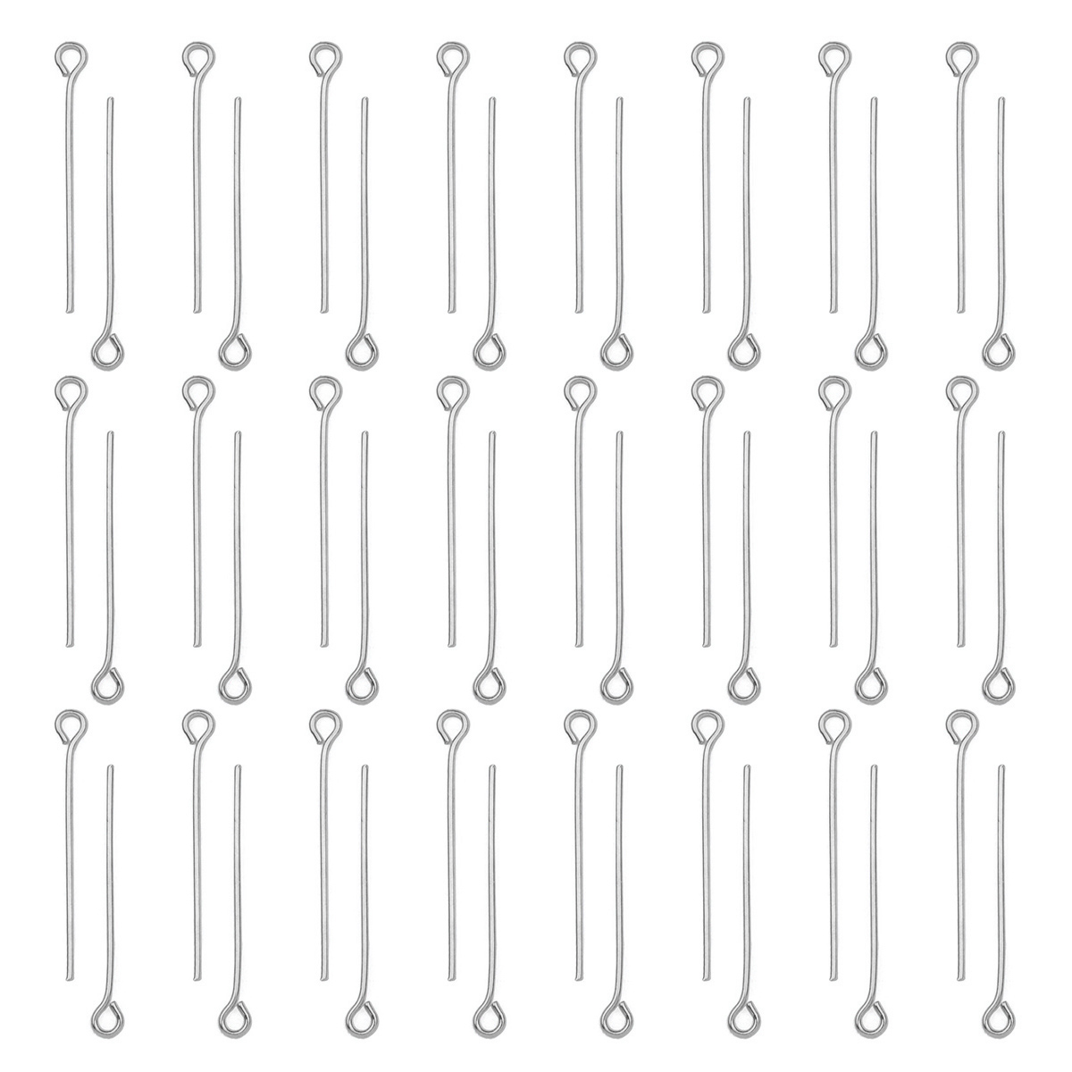 Jewelry Making Jig - 100개/세트 스테인리스 스틸 아이핀 DIY 쥬얼리