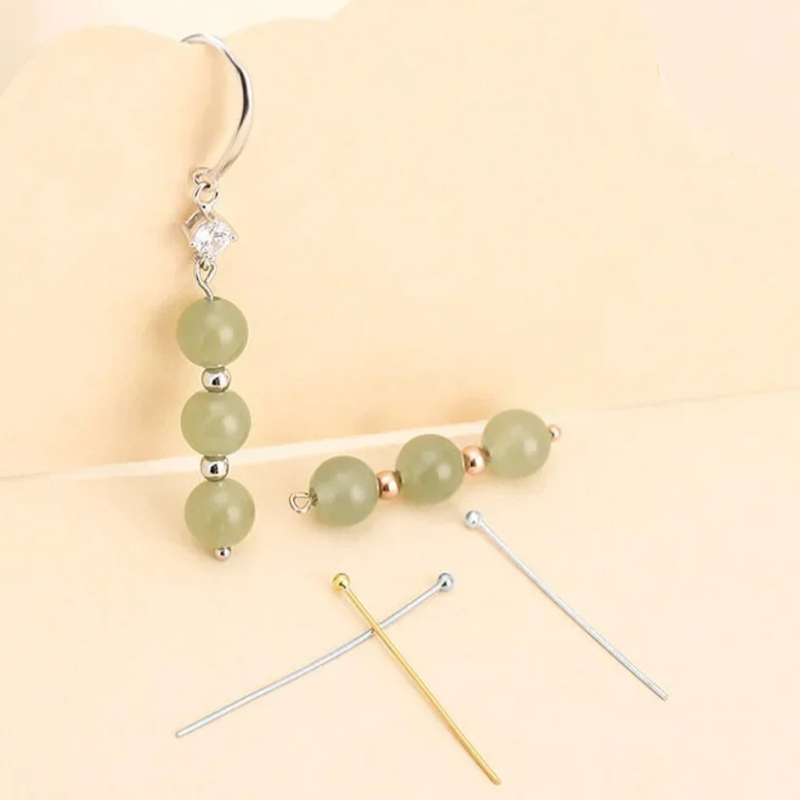 Jewelry Making Jig - 100개 스테인리스 스틸 볼 핀 실버