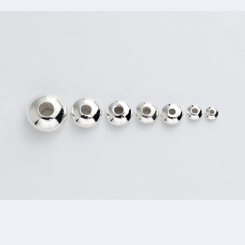 리얼 925 스털링 실버 디스크 스페이서 느슨한 비즈, - Jewelry Making Silver 리뷰 및 가격