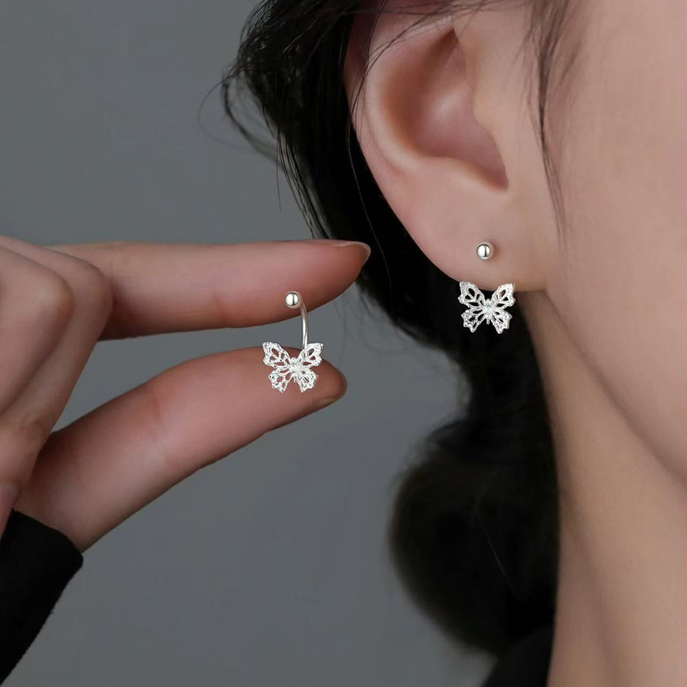 925 실버 니들 속이 빈 나비 비즈 스크류 스터드 귀 - Beading Needle Fine 리뷰 및 가격