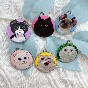 10pcs 만화 동물 고양이 에나멜 쥬얼리 만들기 귀여 - Jewelry Making Party 리뷰 및 가격