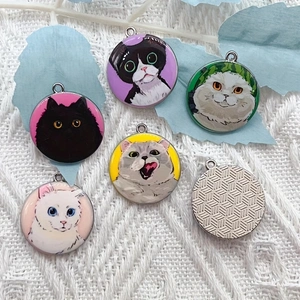 10pcs 만화 동물 고양이 에나멜 쥬얼리 만들기 귀여 - Jewelry Making Party 리뷰 및 가격