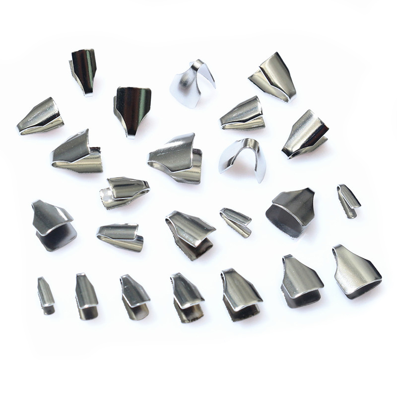 100pcs 스테인레스 스틸 2-7mm 플랫 코드 크림 - Jewelry Making Ideas 리뷰 및 가격
