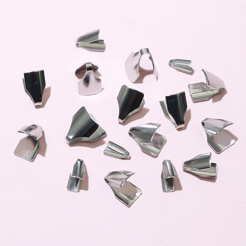 100pcs 스테인레스 스틸 2-7mm 플랫 코드 크림 - Jewelry Making Ideas 리뷰 및 가격