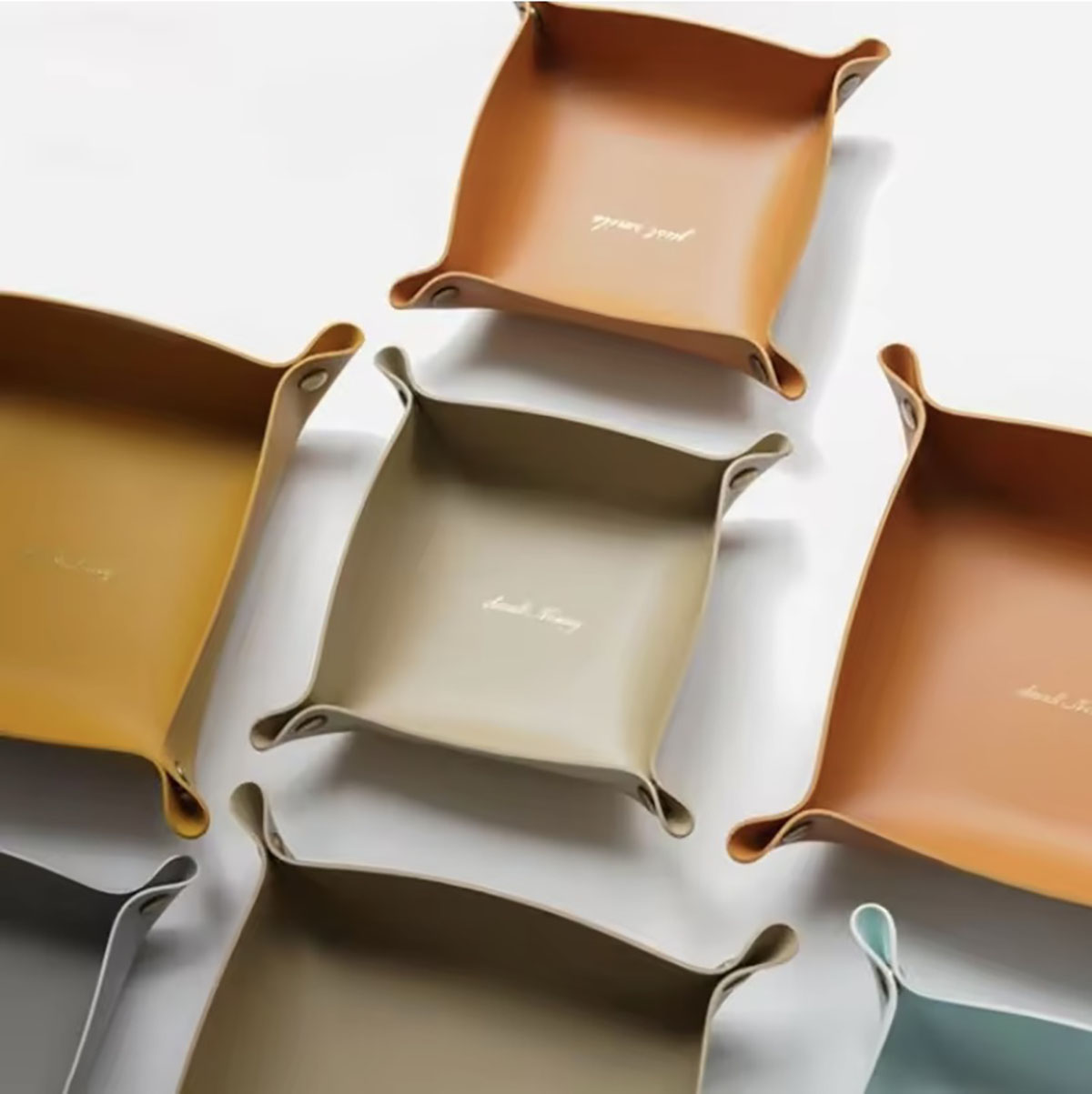 북유럽 스타일 가죽 스토리지 트레이 데스크탑 주최자 키 - Jewelry Making Tray 리뷰 및 가격