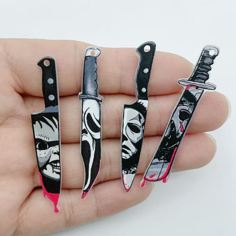 아크릴 쥬얼리 10개 할로윈 펜던트 DIY 귀걸이 목걸 - Jewelry Making Ideas 리뷰 및 가격