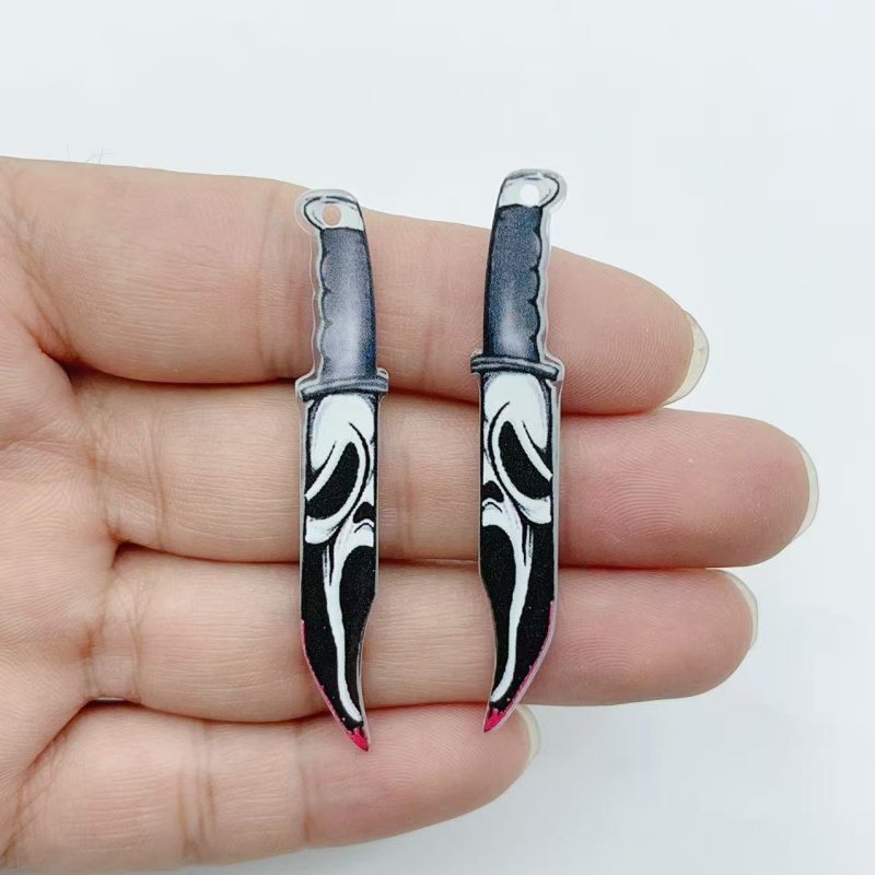 아크릴 쥬얼리 10개 할로윈 펜던트 DIY 귀걸이 목걸 - Jewelry Making Ideas 리뷰 및 가격