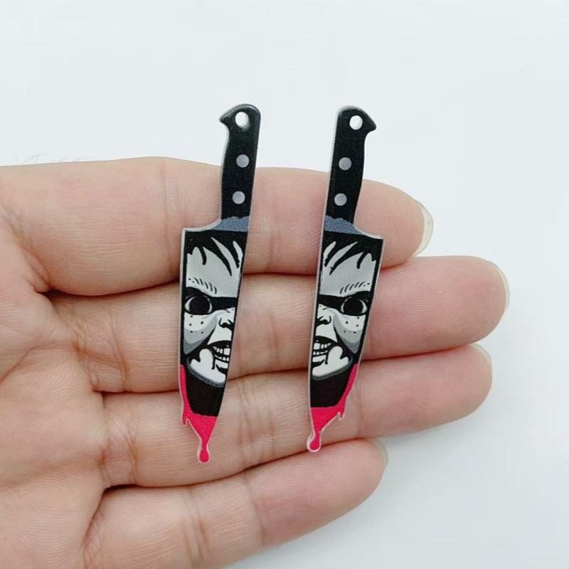 아크릴 쥬얼리 10개 할로윈 펜던트 DIY 귀걸이 목걸 - Jewelry Making Ideas 리뷰 및 가격
