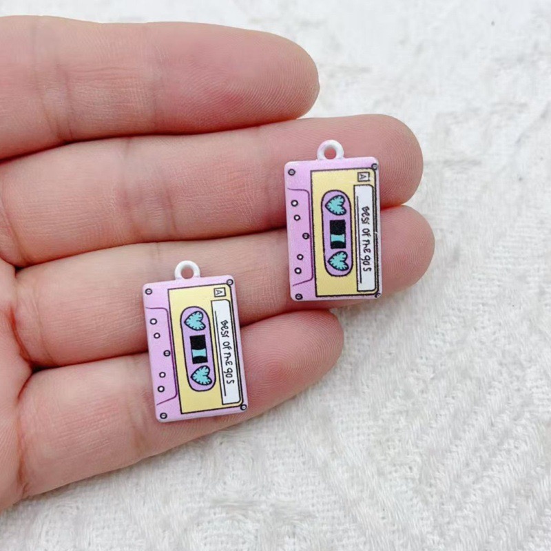 10개의 합금 쥬얼리 액세서리, 오일 드롭 프린트 자석 - Jewelry Making Party 리뷰 및 가격