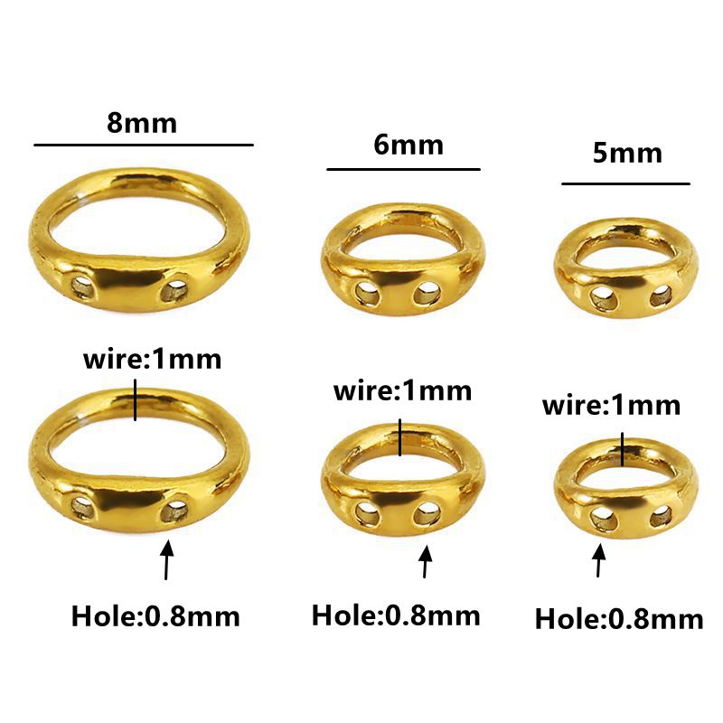 30개 5/6/8mm 스테인리스 스틸 비딩 재료 목걸이 - Jewelry Making Ideas 리뷰 및 가격