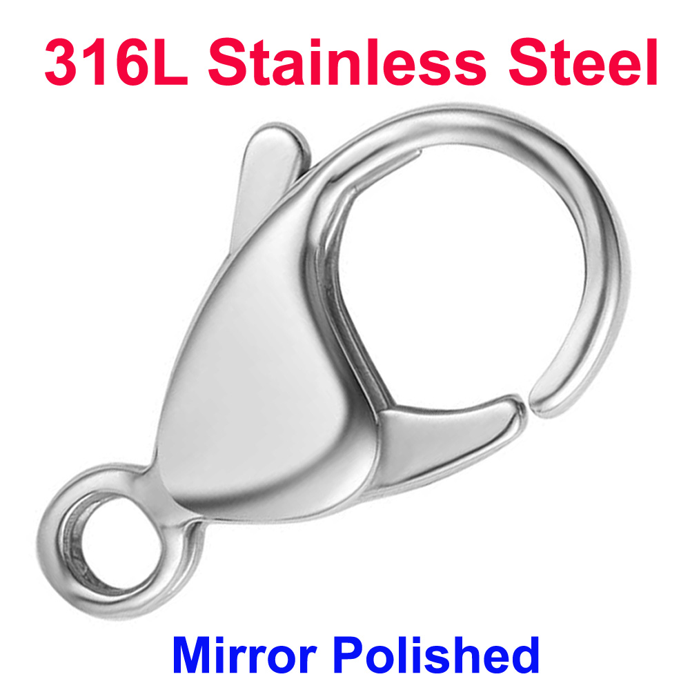 20/30/40 316L 스테인리스 스틸 로브스터 클래 - Jewelry Making Gold 리뷰 및 가격