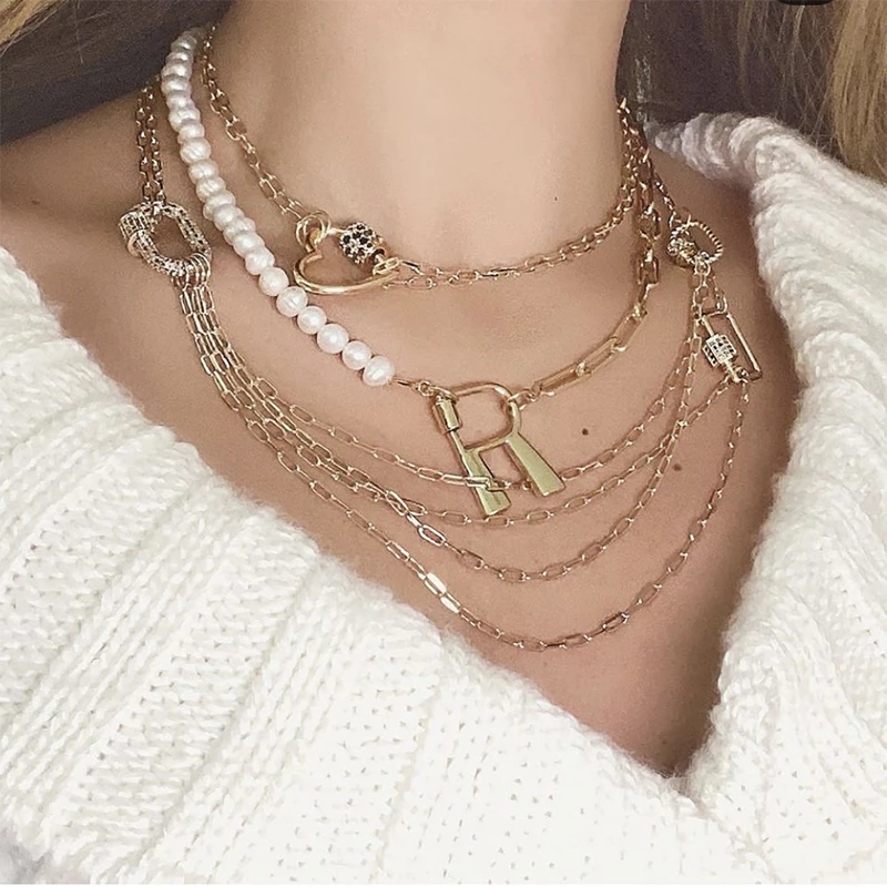 주야 18K 금도금 26개 알파벳 문자 펜던트 패스너  - Jewelry Making Gold 리뷰 및 가격