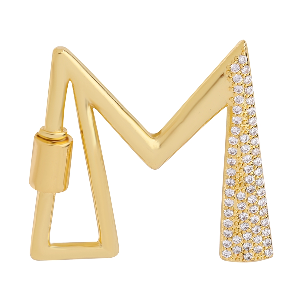 주야 18K 금도금 26개 알파벳 문자 펜던트 패스너  - Jewelry Making Gold 리뷰 및 가격