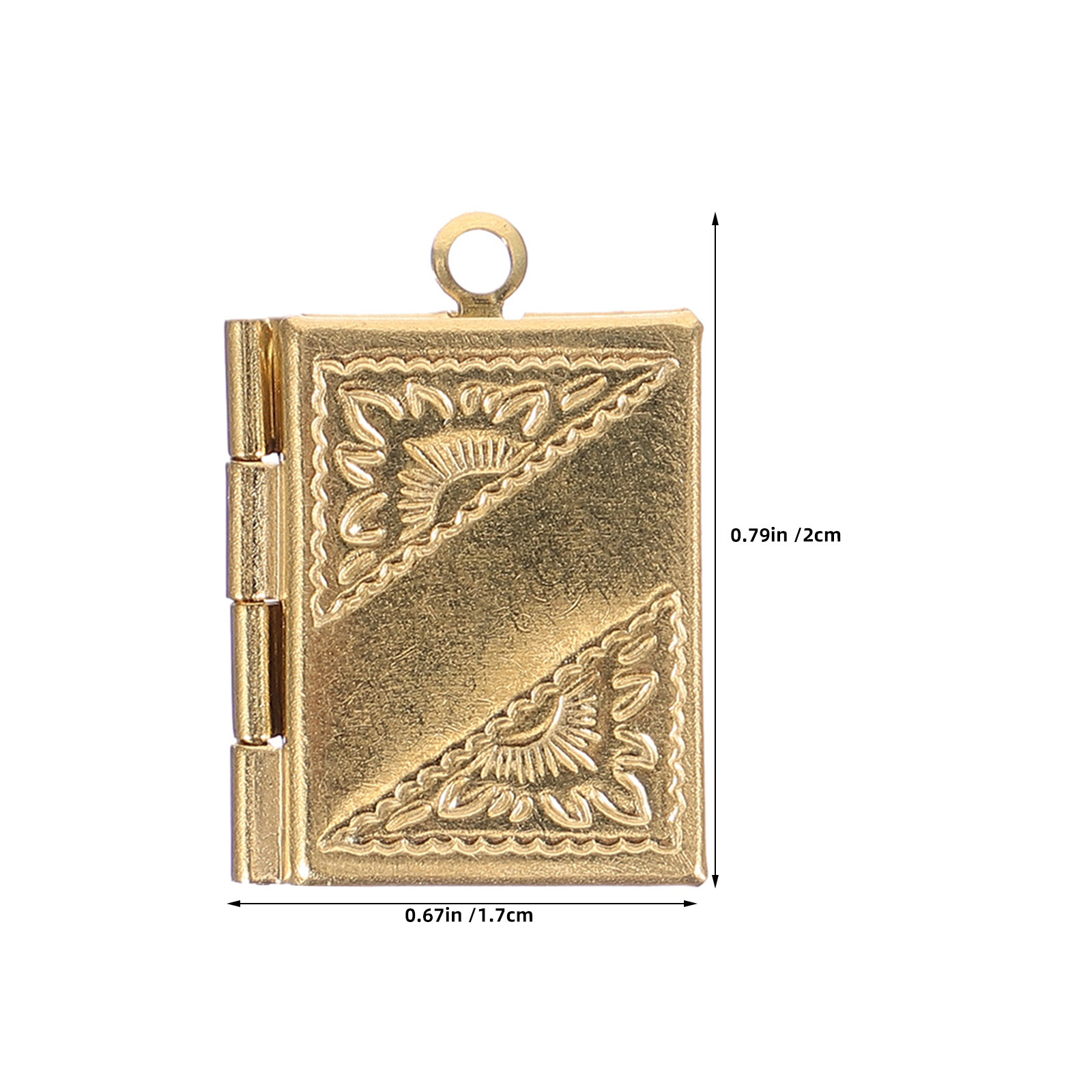 20개 구리 직사각형 북 로켓 참 장식품, 쥬얼리 제작 - Jewelry Making Books 리뷰 및 가격