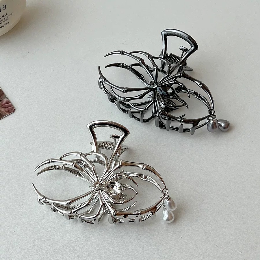 2025 할로윈 블랙 스파이더 헤어 클로 클립 진주 매 - Jewelry Making For Adults 리뷰 및 가격