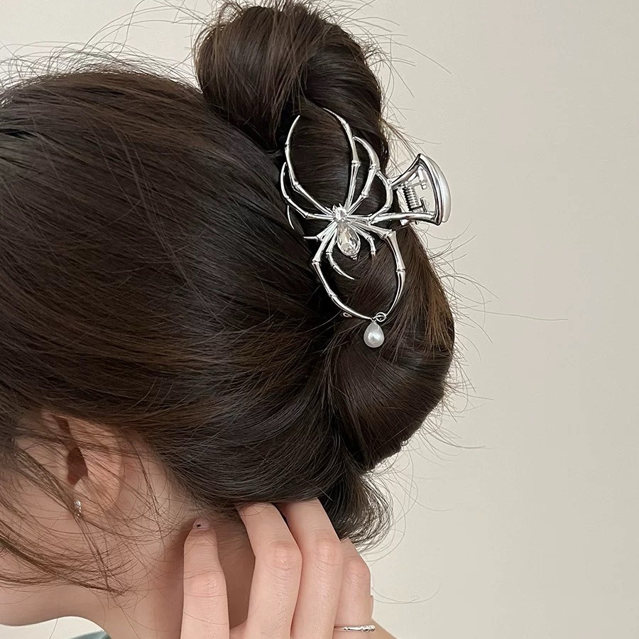 2025 할로윈 블랙 스파이더 헤어 클로 클립 진주 매 - Jewelry Making For Adults 리뷰 및 가격