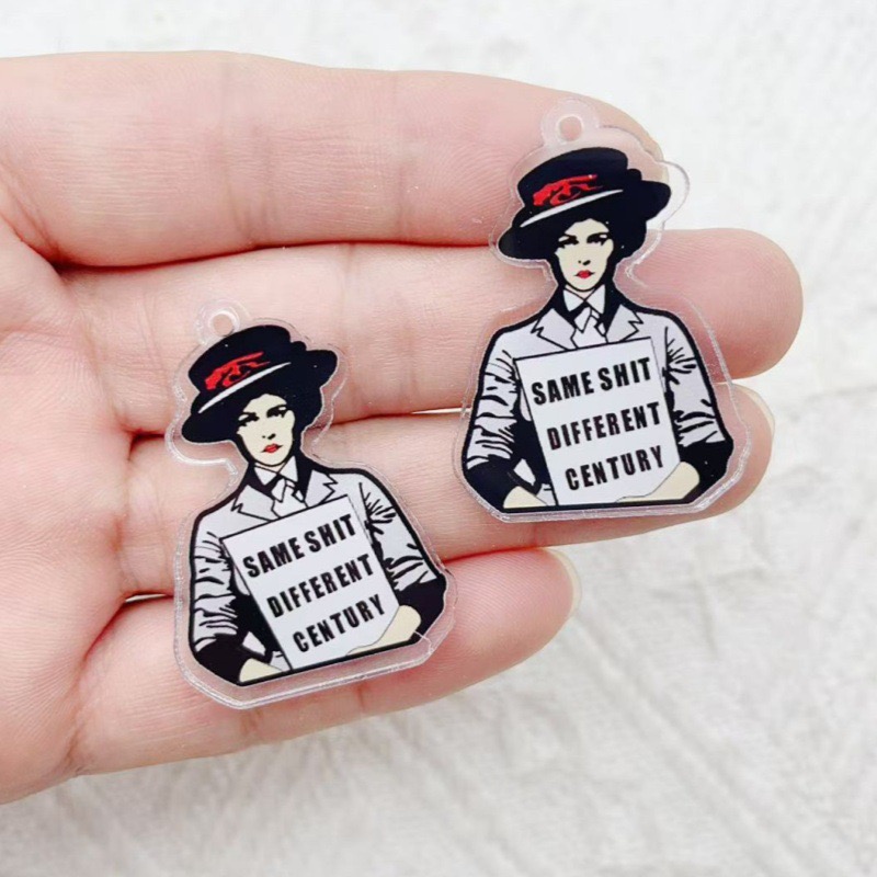10pcs 아크릴 러너 영어 펜던트 DIY 쥬얼리 액세 - Jewelry Making Party 리뷰 및 가격