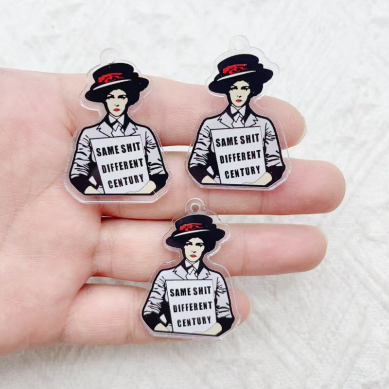 10pcs 아크릴 러너 영어 펜던트 DIY 쥬얼리 액세 - Jewelry Making Party 리뷰 및 가격