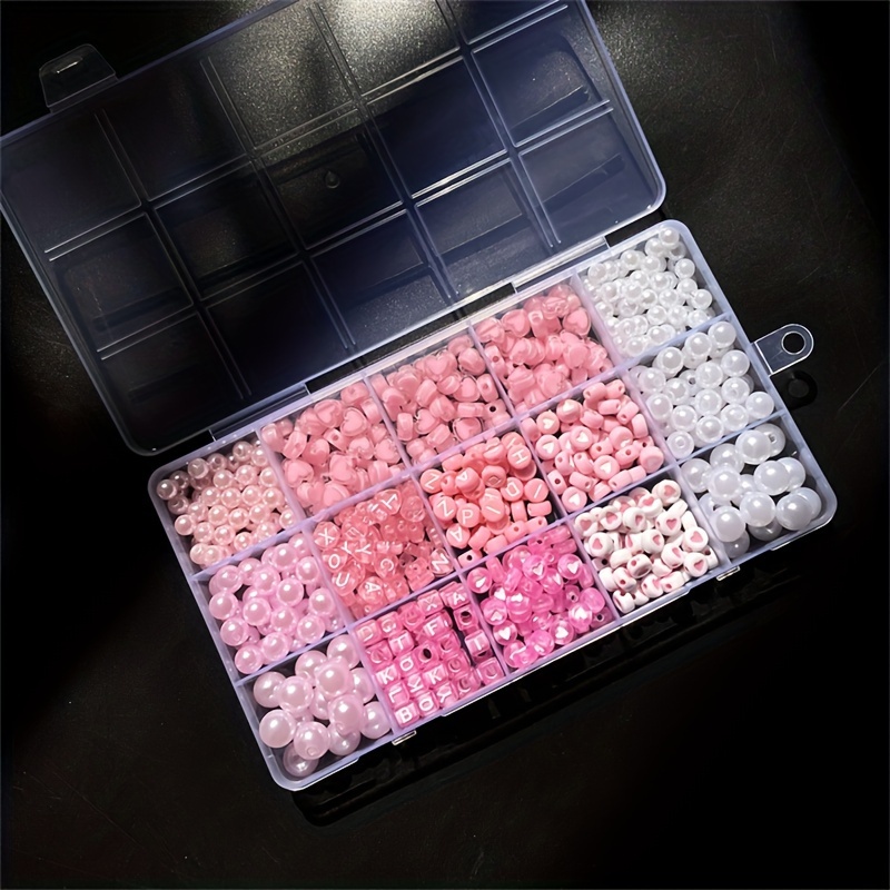10피스 핑크 알파벳 박스, 아크릴 비즈, 수제 보석  - Jewelry Making Ideas 리뷰 및 가격