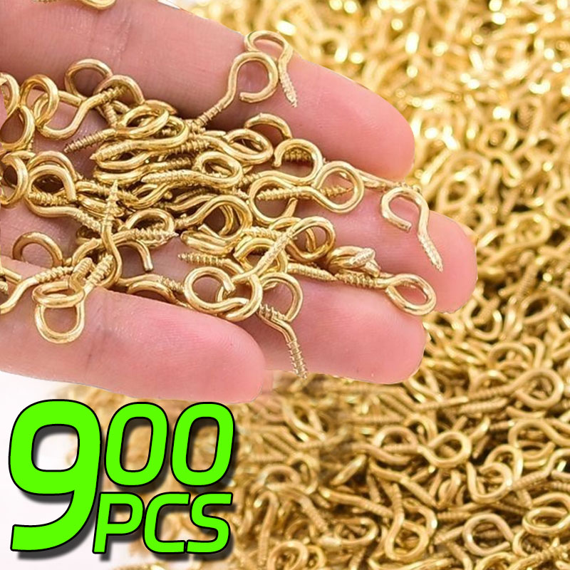 8/10mm 미니 스크류 아이 핀 금속 아이 핀 후크  - Jewelry Making Jig 리뷰 및 가격