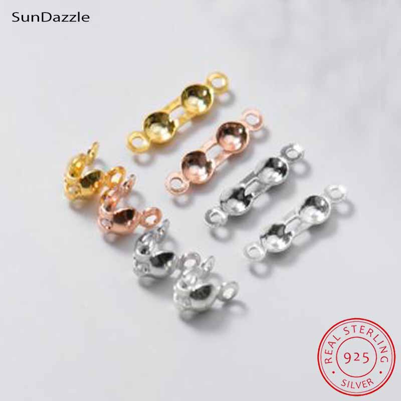 4개 정품 순은 925 스털링 실버 마감 비즈 클래스프 - Jewelry Making Ideas 리뷰 및 가격