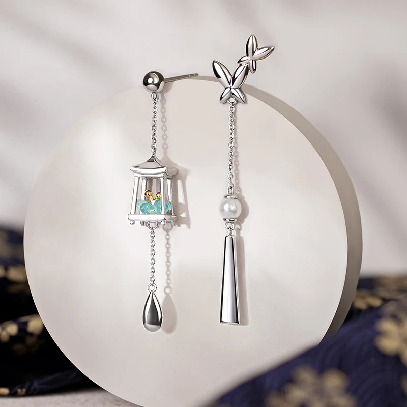 타야 여성용 스터드 그린 크리스탈 귀걸이, 실버 도금  - Beading Needle Fine 리뷰 및 가격