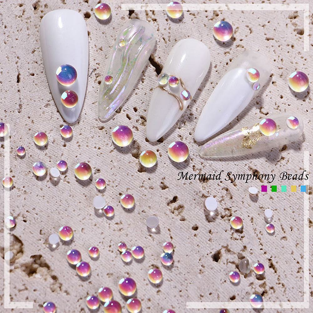300개 인어 눈물 네일 아트 장식 믹스 오로라 크리스 - Crystal Bead Mix 리뷰 및 가격