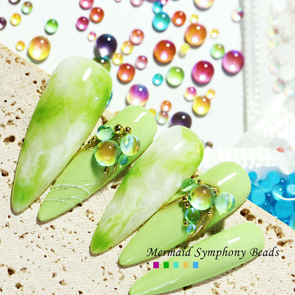 300개 인어 눈물 네일 아트 장식 믹스 오로라 크리스 - Crystal Bead Mix 리뷰 및 가격