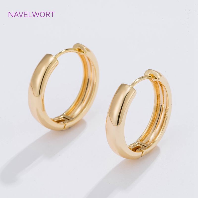 6가지 사이즈의 금도금 원형 후프 귀걸이 여성용 선물, - Jewelry Making Ideas 리뷰 및 가격