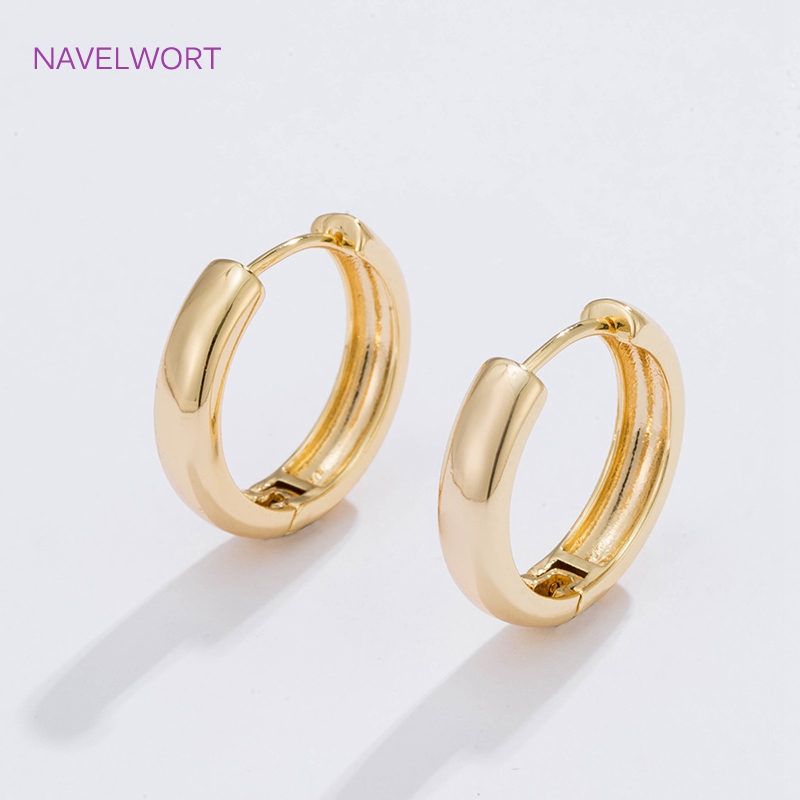 6가지 사이즈의 금도금 원형 후프 귀걸이 여성용 선물, - Jewelry Making Ideas 리뷰 및 가격