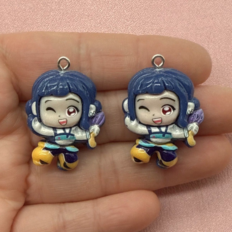 10개 레진 만화 펜던트, DIY 쥬얼리 제작 귀걸이, - Jewelry Making Party 리뷰 및 가격