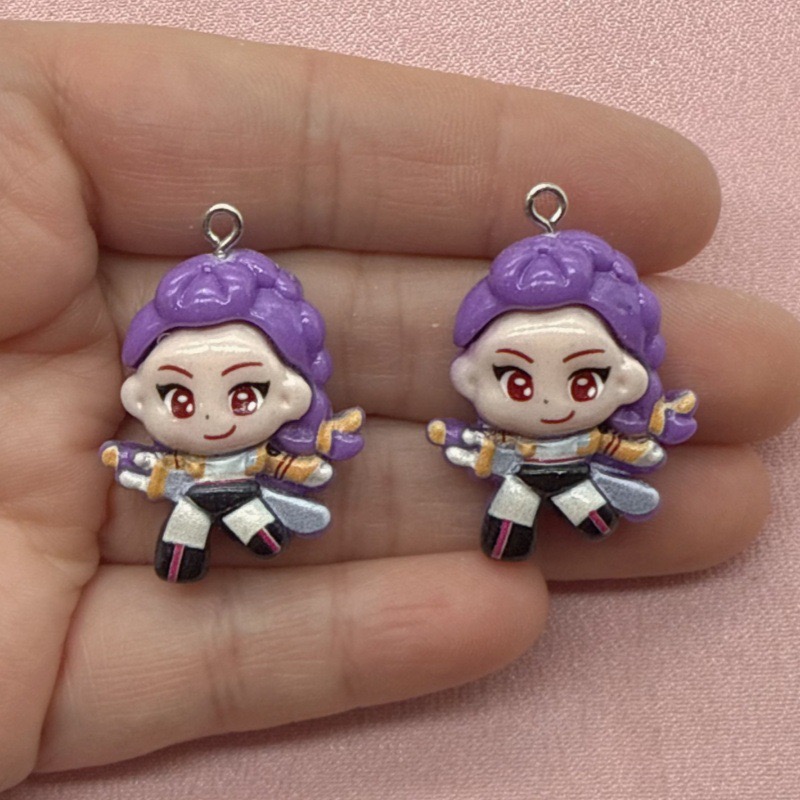 10개 레진 만화 펜던트, DIY 쥬얼리 제작 귀걸이, - Jewelry Making Party 리뷰 및 가격
