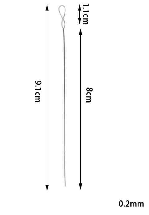 6개/세트 오어 0.15-0.7mm 트위스트 큰 눈 바 - Beading Needle Fine 리뷰 및 가격