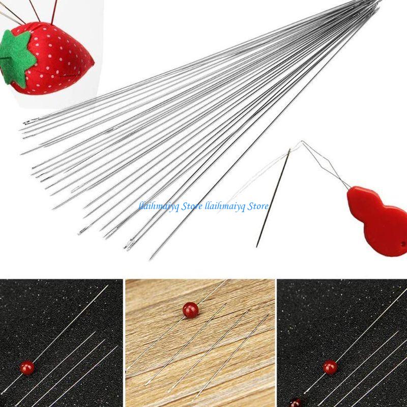 573B 47 Pcs 큰 눈 구슬 바늘 바늘 딸기 바느 - Beading Needle Fine 리뷰 및 가격