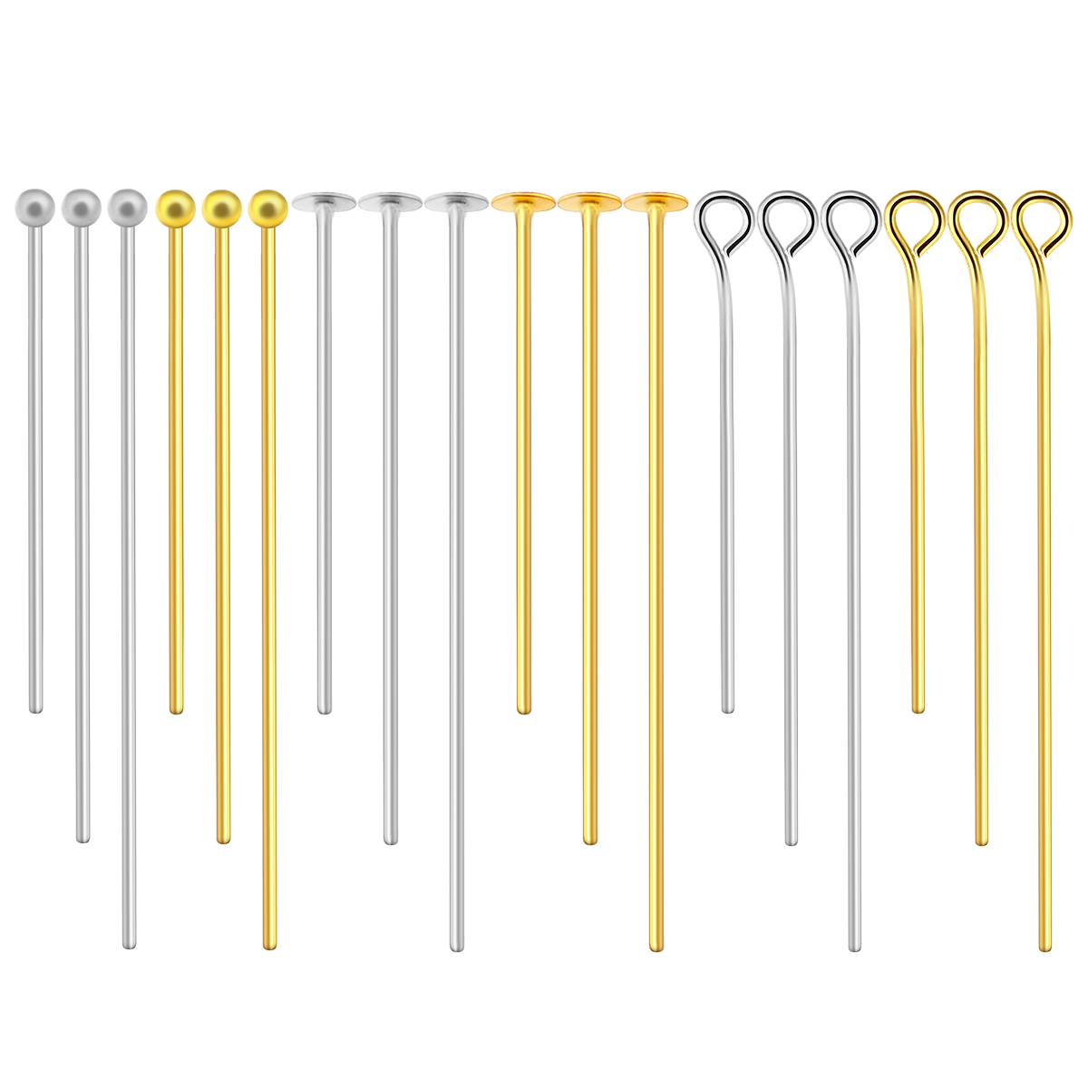 50-100 개/몫 골드 컬러 스테인레스 스틸 헤드 아 - Jewelry Making Jig 리뷰 및 가격