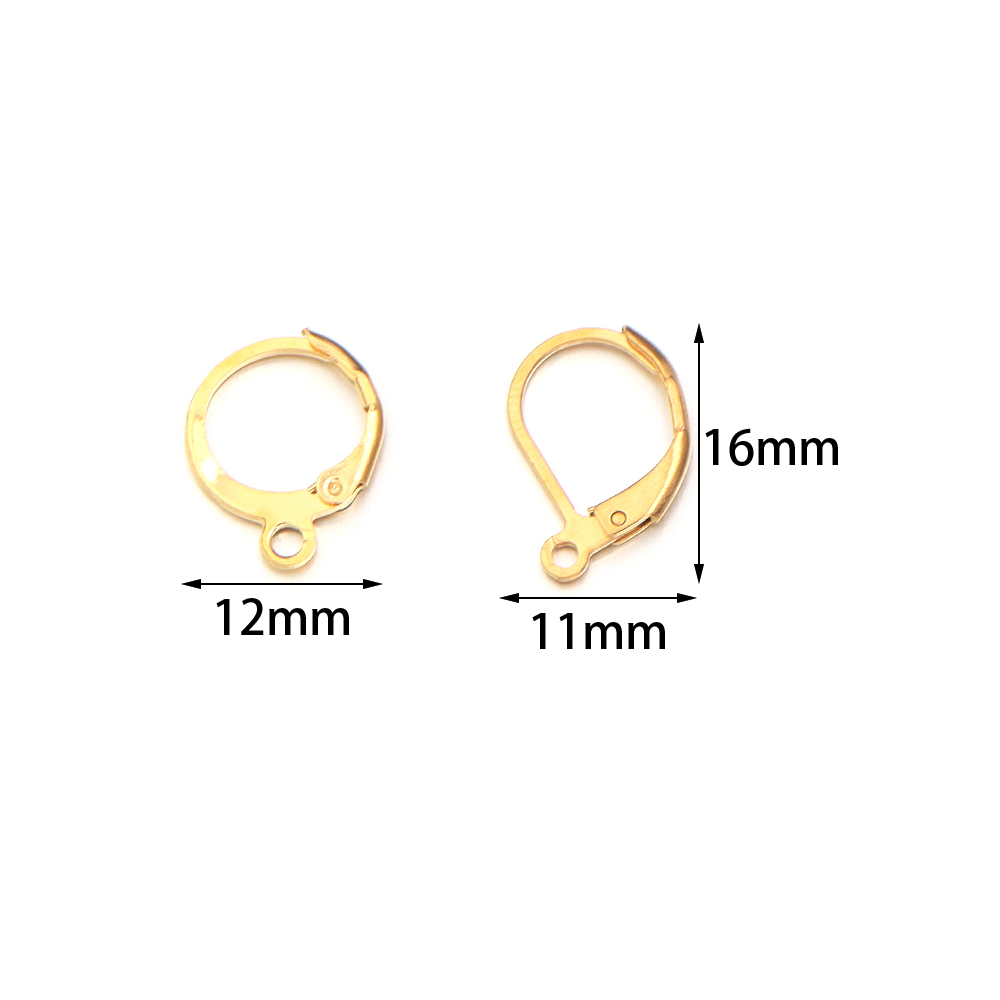 20 개/몫 스테인레스 스틸 귀고리 라운드 귀걸이 후크 - Jewelry Making Ideas 리뷰 및 가격
