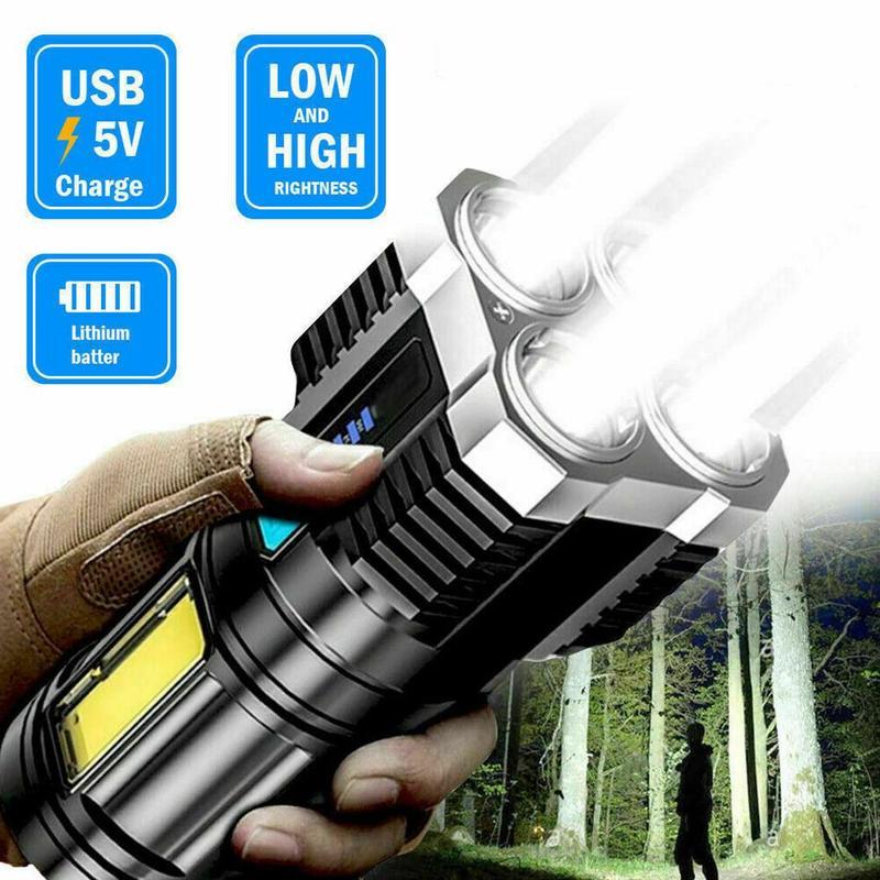 고출력 LED 손전등 캠핑 토치 (4개 램프 비드 및  - Jewelry Making Torch 리뷰 및 가격